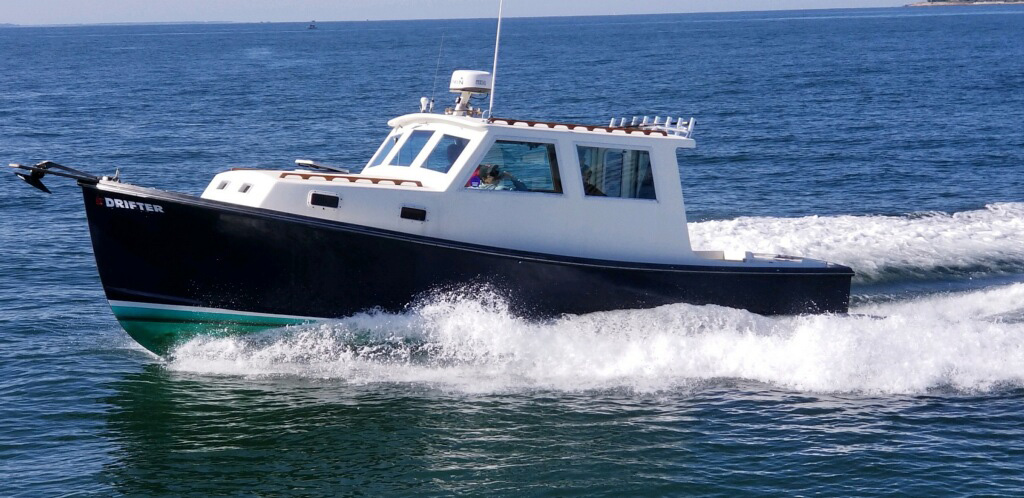 Drifter charter boat at dock