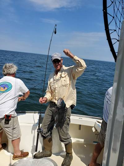 Fish haul from morning charter